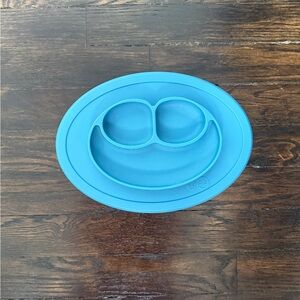 EzPz toddler plate, blue
